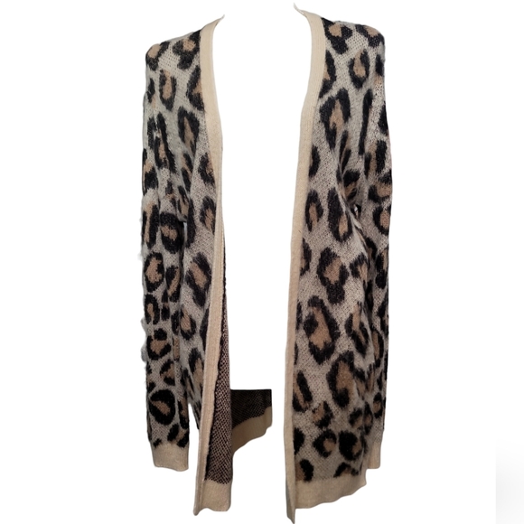 Witty Fox Sweaters - WITTY FOX | Printed Cardigan | Color: Leopard | Size: L